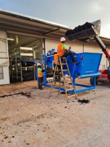 FILLING AT IVORY COAST MUSHROOM FARM